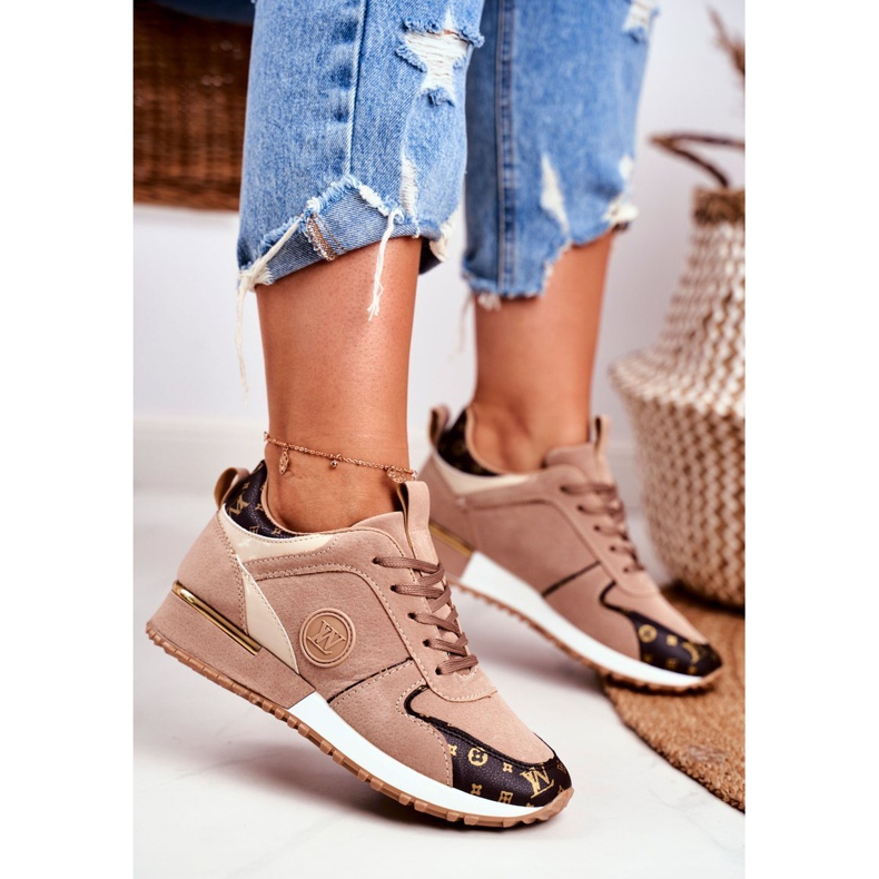 Women's Sport Shoes Beige Golden Clementine Elements brown 1