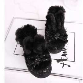 FRROCK Children's Black Mumi Warm Sneakers 2