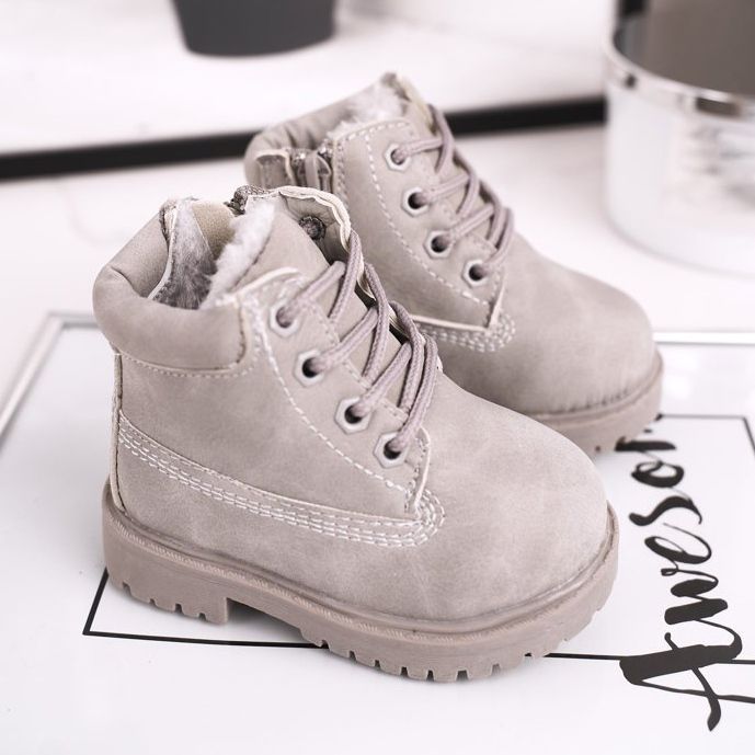 FRROCK Children's Warm Trapper Boots Gray Dexter grey 1
