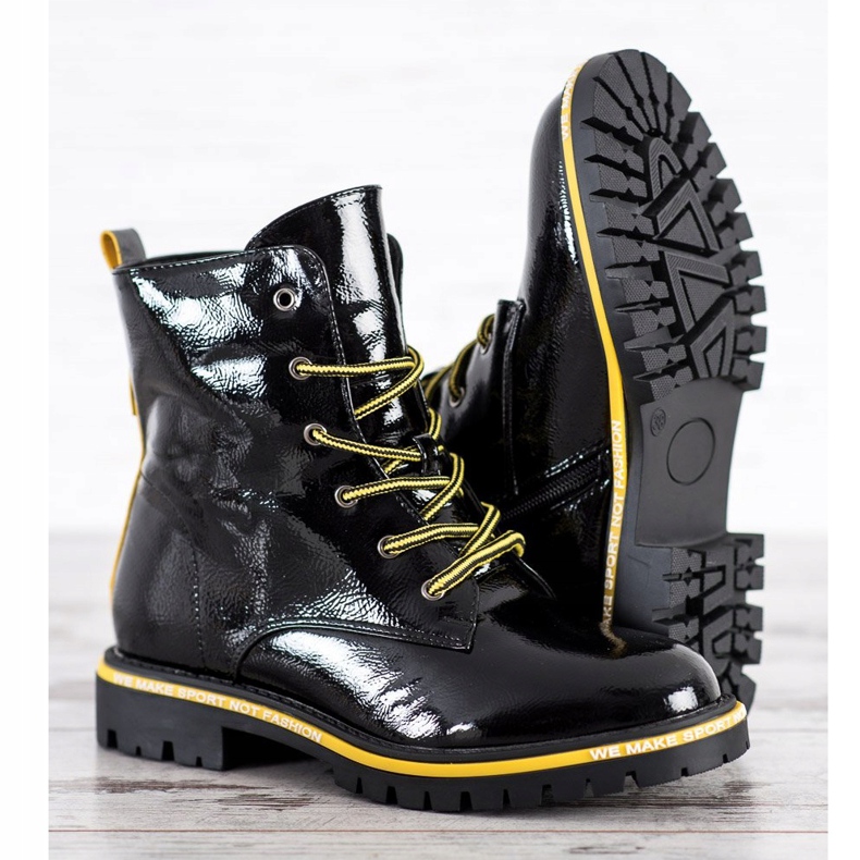 Goodin Varnished Trappers black yellow 1