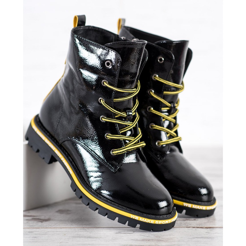 Goodin Varnished Trappers black yellow 2