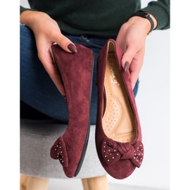 Fama Wedge Ballerina red 1