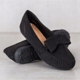 Fama Loafers With A Bow black 1