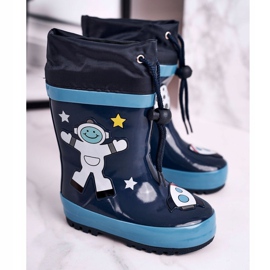 Apawwa Cosmonaut Mordeso Navy Blue galoshes white 1