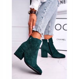 Vinceza Women's Boots Warm Eco Suede Green So Good 1