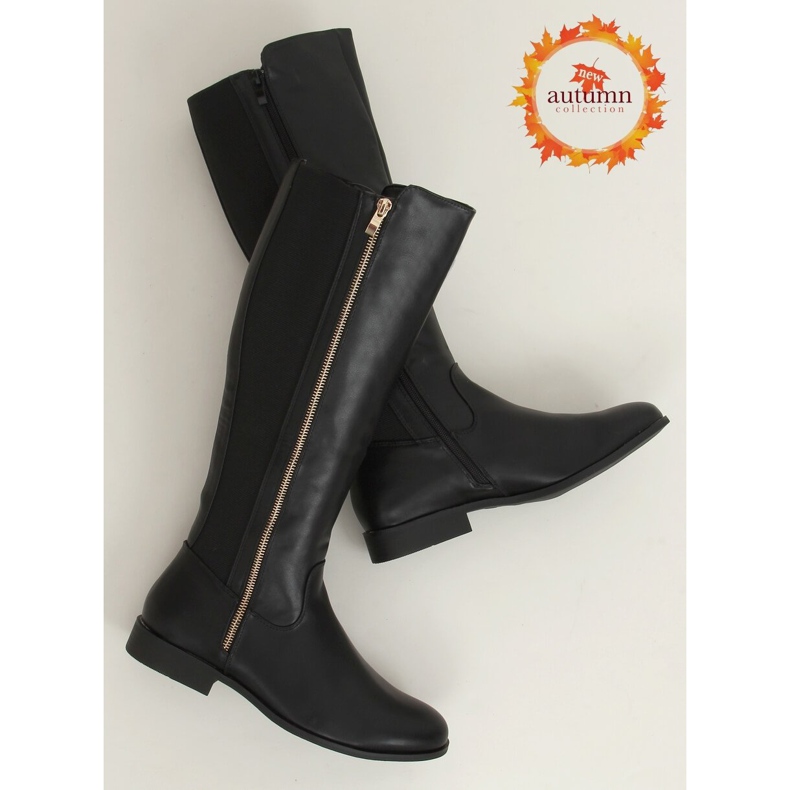 ZW10 Black women's black boots 1