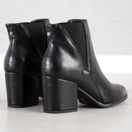 Stylish VINCEZA boots black 1 Stylish VINCEZA boots black 1
