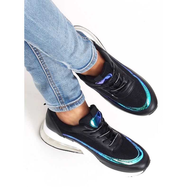 Black sports shoes for women LL1758 Black 1