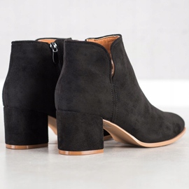 Bella Paris Stylish high-heeled boots black 1