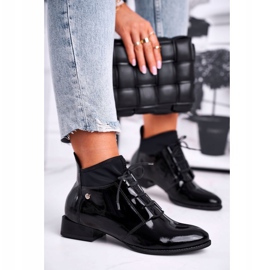 Women's Boots Leather Maciejka Black 04744-01 1