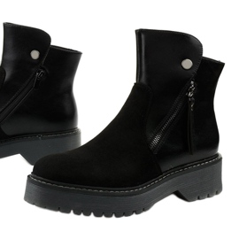 Black eco-leather suede ankle boots from Brundstan 1 Black eco-leather suede ankle boots from Brundstan 1