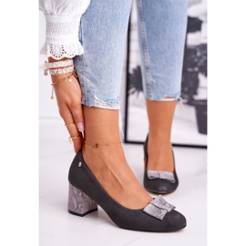 Women's Pumps Maciejka Suede Graphite 3356A-43 / 00-1 multicolored 1