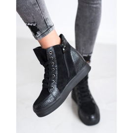 Bestelle Comfortable Wedge Shoes black 1