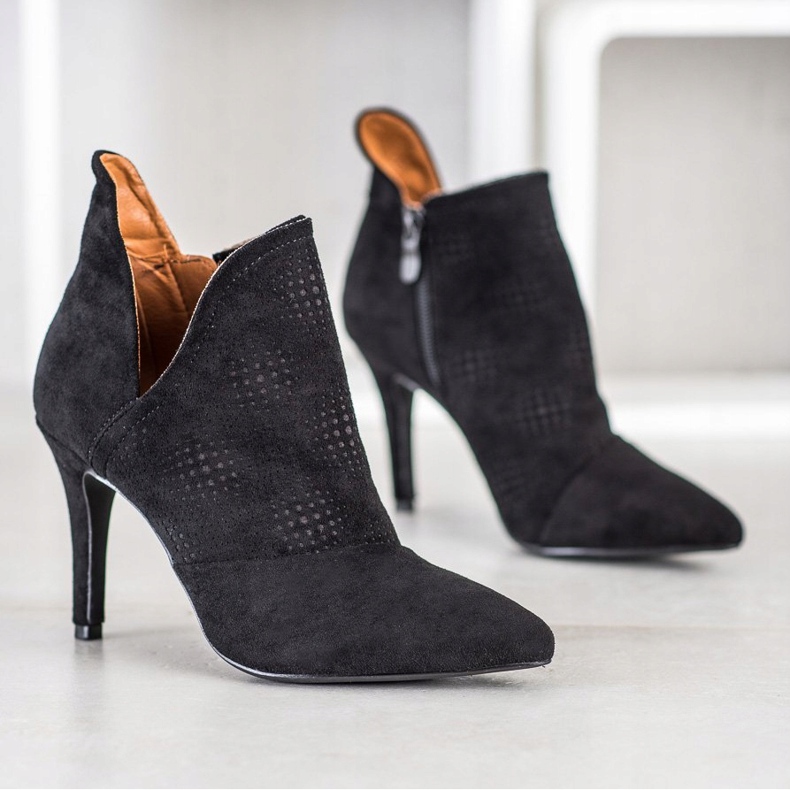 Bella Paris Stylish Shoes On A High Heel black 1