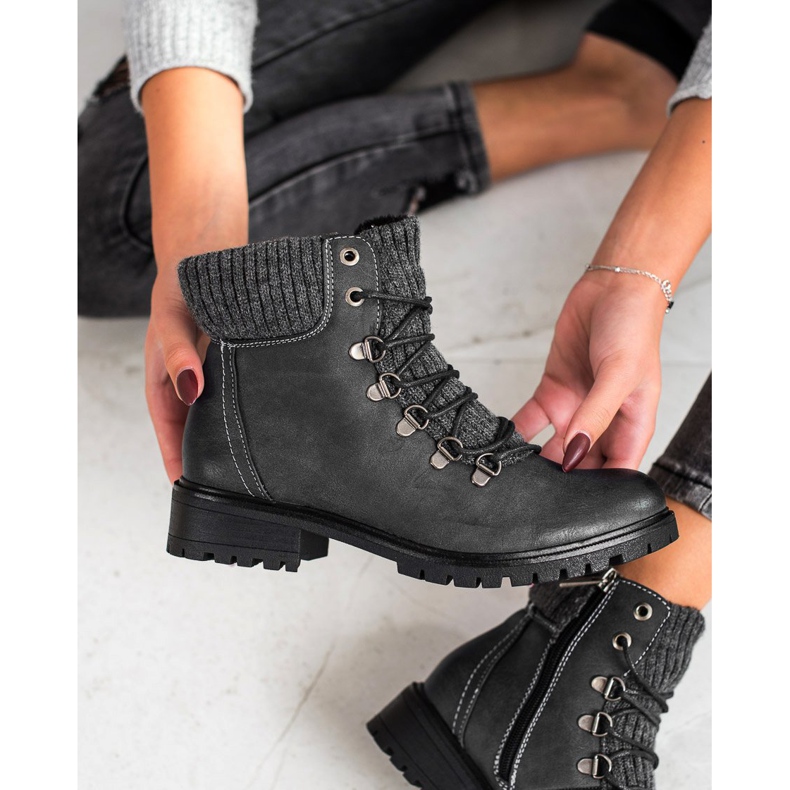 Filippo Stylish Trappers black 2