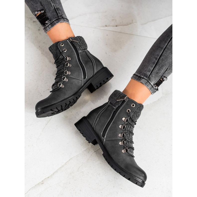 Filippo Stylish Trappers black 1