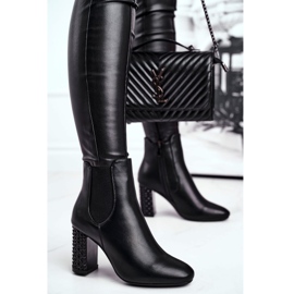 Women's Boots On Heel Black In Your Eyes 1