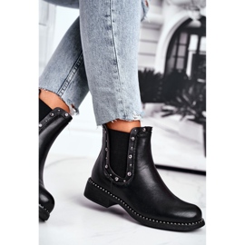 Women's Black Booties Jodhpur boots Visible 1