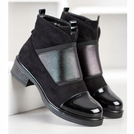 Gogo Fashion slip-on boots black 1 Gogo Fashion slip-on boots black 1