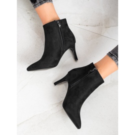 SHELOVET Black Boots On A High Heel 1