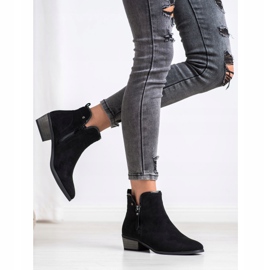 J. Star Boots With Decorative Zipper black 1