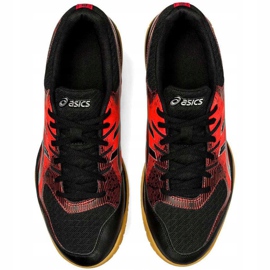 Asics Gel Rocket 9 black-red 1071A030 003 men's volleyball shoes 1