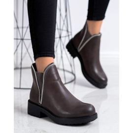 SHELOVET Stylish Chelsea boots grey 2
