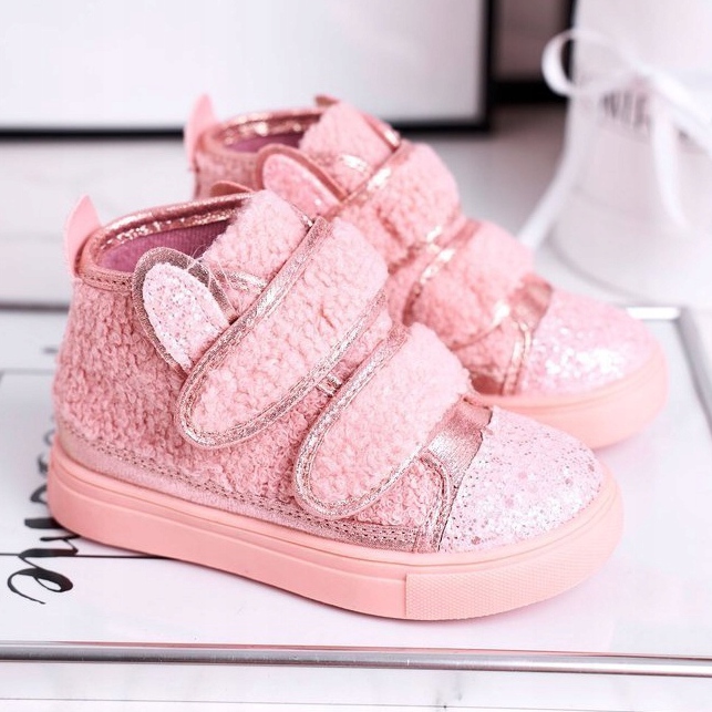 FRROCK Children's Sneakers High Warm Pink Clifford 1 FRROCK Children's Sneakers High Warm Pink Clifford 1