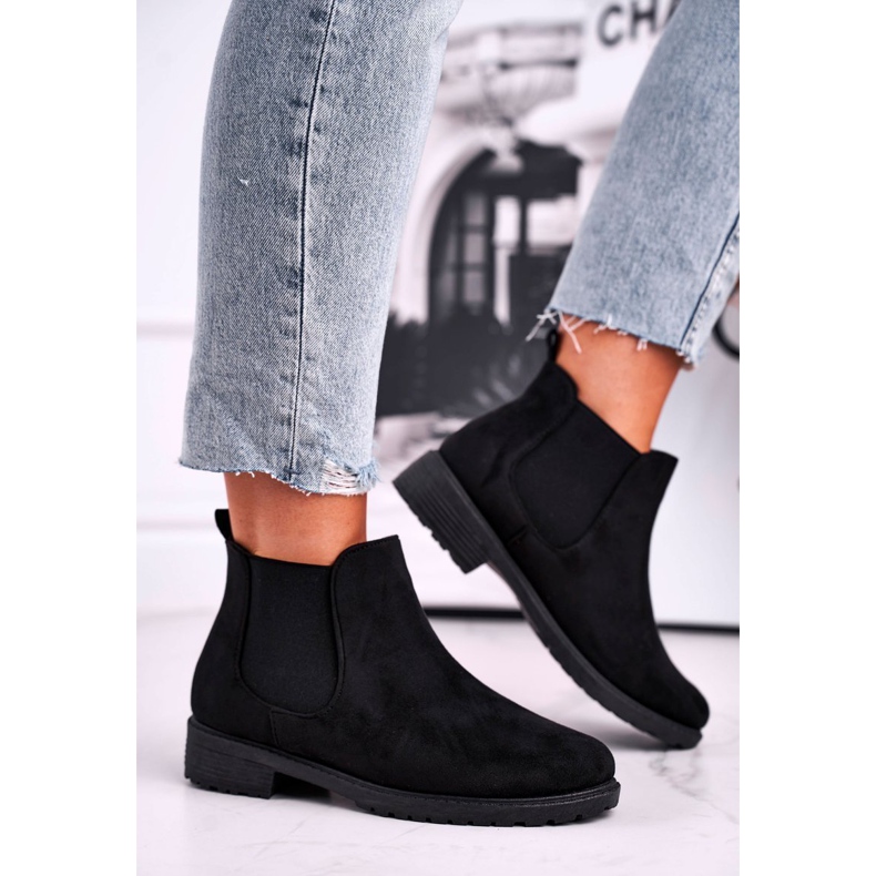 Black Shaggy black boots for women 1 Black Shaggy black boots for women 1