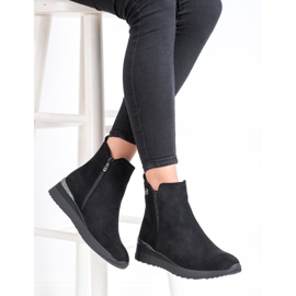 Gogo Warm wedge boots black 2
