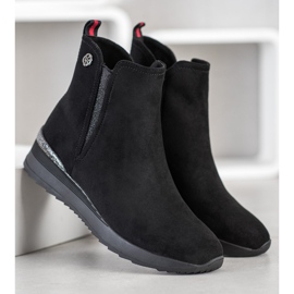 Gogo Warm wedge boots black 1
