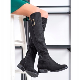 Evento Boots With Decorative Belt black 1