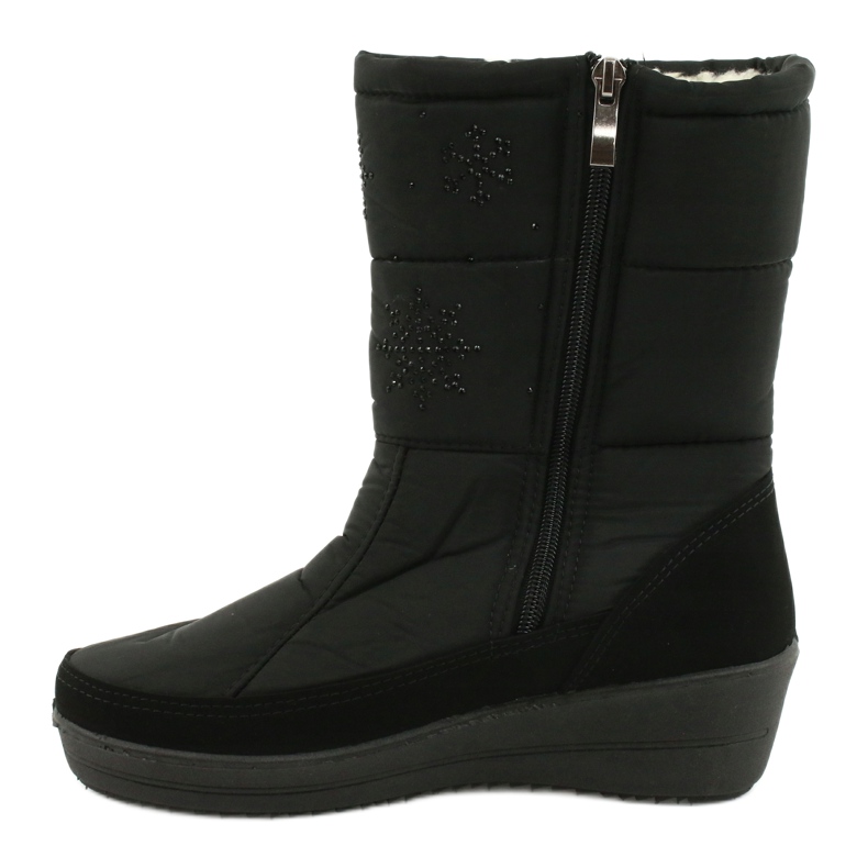 Light Fur Snow Boots Progress 20-01 black 1