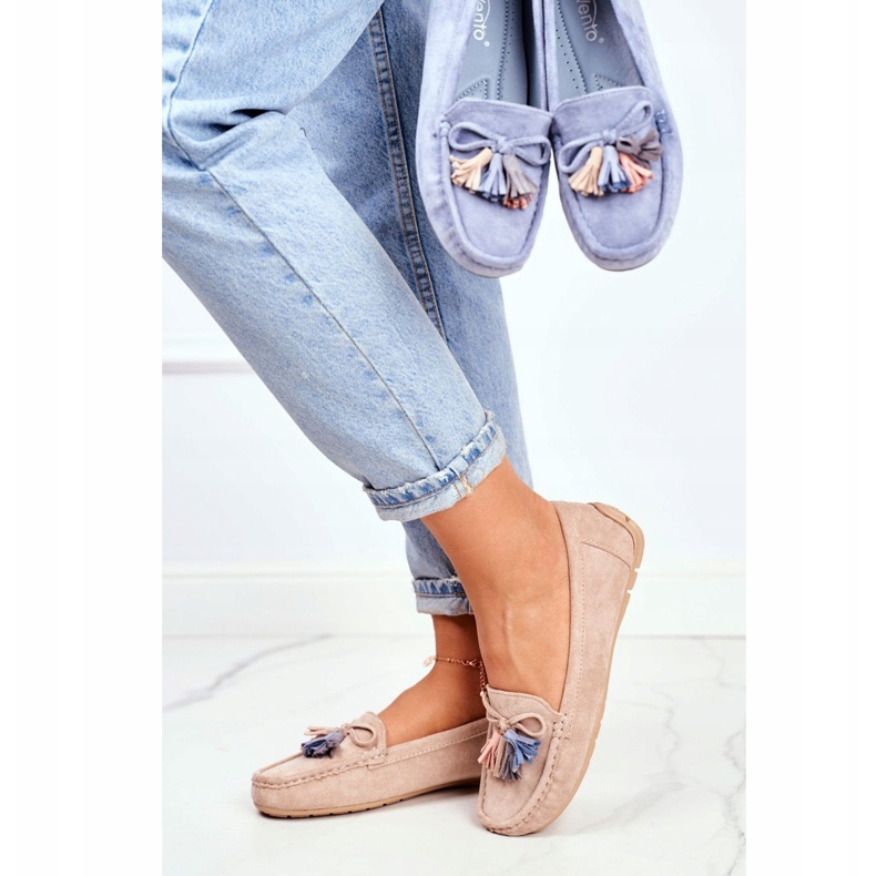 Evento Women's Loafers Suede 20PB35-2003 Beige Donna Mia 1 Evento Women's Loafers Suede 20PB35-2003 Beige Donna Mia 1