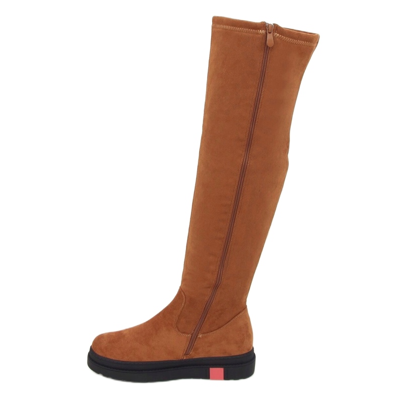 Over-the-knee boots thick camel NS135P Camel sole brown 1