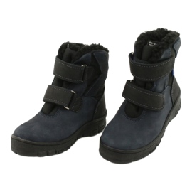 Boots with a membrane Mazurek 1351 navy blue black 2