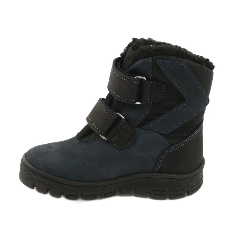 Boots with a membrane Mazurek 1351 navy blue black 1
