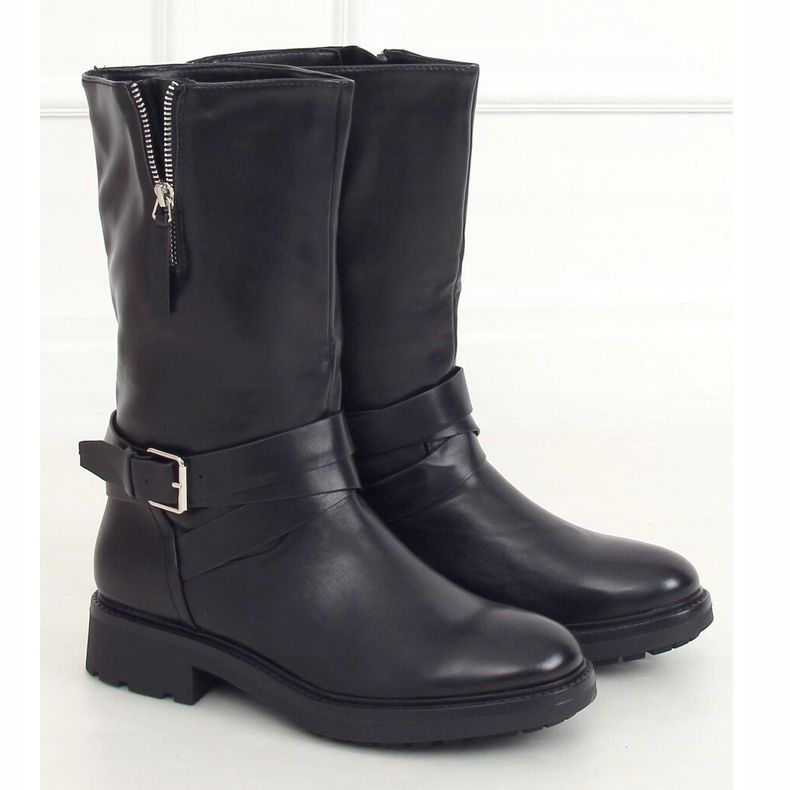 Black military boots RB98P Black 1 Black military boots RB98P Black 1