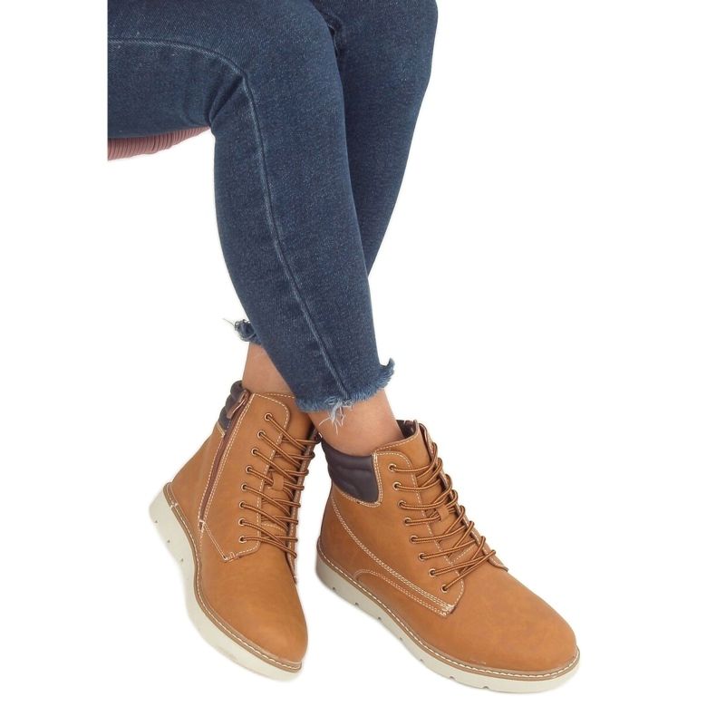 Timber plates thickly insulated camel P332-1 CAMEL / BROWN yellow 1