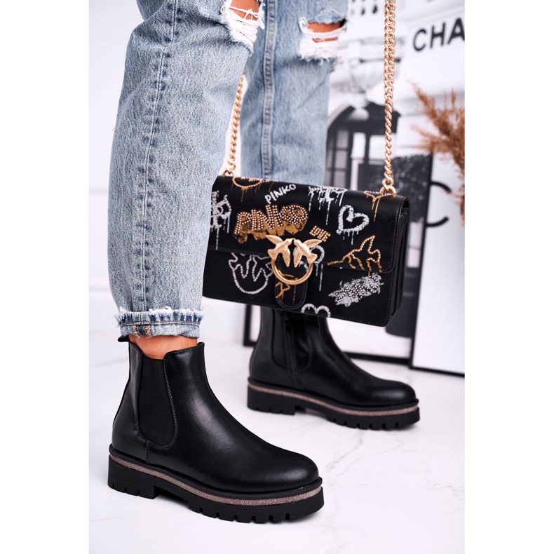 Black boots for women Jodhpur boots Stiletto 2