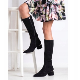 Filippo Boots With Decorative Heel black 2