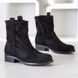 Seastar Slip-on Suede Booties black 1
