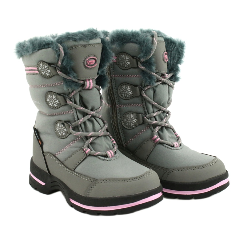 American Club American softhell waterproof boots SN13 / 20 gray pink grey 2