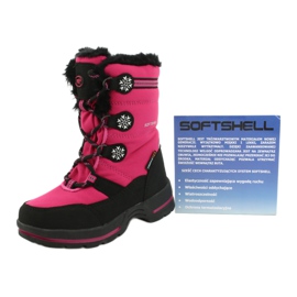 American Club American softhell waterproof boots SN13 / 20 fuchsia black pink 4