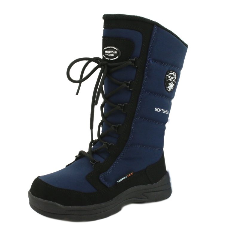American Club American softshell boots with SN12 / 20 navy membrane black navy blue 6