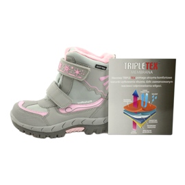American Club American waterproof boots with HL46 / 20 membrane pink grey 4