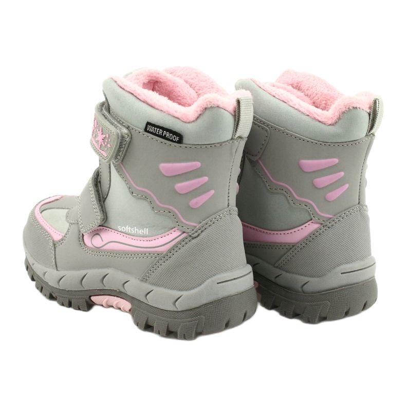 American Club American waterproof boots with HL46 / 20 membrane pink grey 5