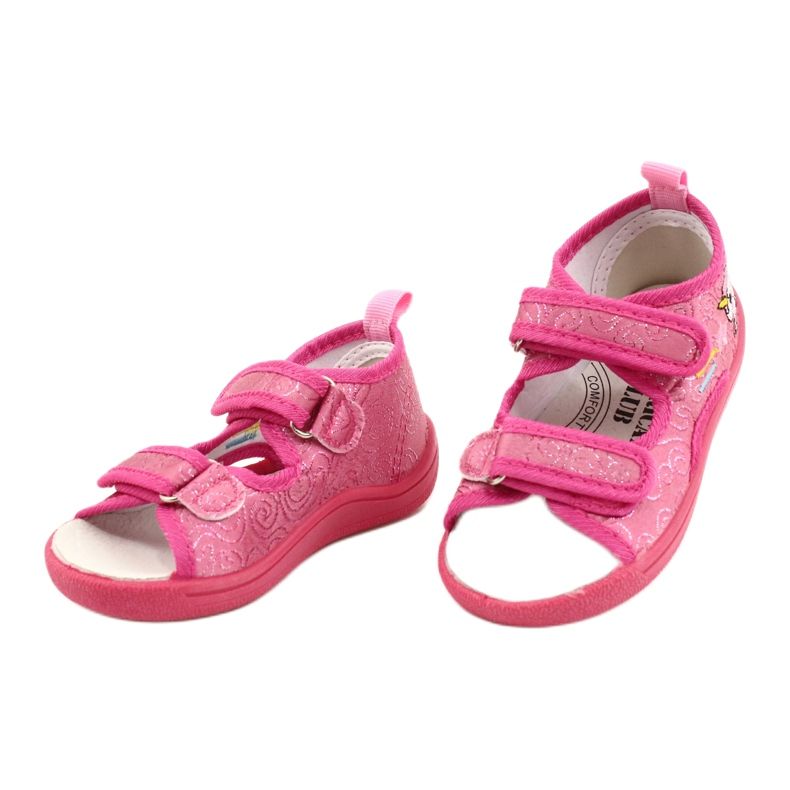 American Club American TEN38 / 20 sandals slippers, fuchsia leather insole pink 2 American Club American TEN38 / 20 sandals slippers, fuchsia leather insole pink 2