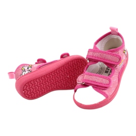 American Club American TEN38 / 20 sandals slippers, fuchsia leather insole pink 3