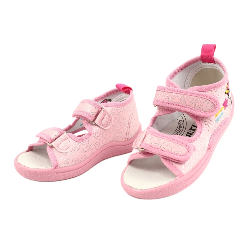 American Club American TEN38 / 20 sandals slippers, leather insert pink 2 American Club American TEN38 / 20 sandals slippers, leather insert pink 2